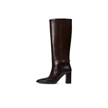 ZARA Knee-high Boots Women's Brown