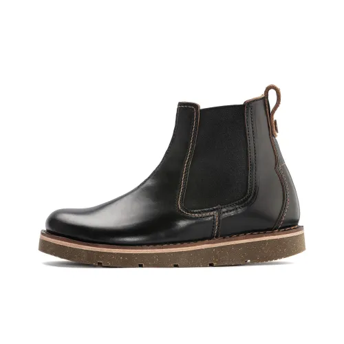 Birkenstock Short Chelsea Boots Women's Black Regular