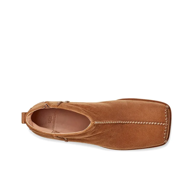 UGG + Eckhaus Latta Block Cowboy Boot 'Chestnut' Women's-3