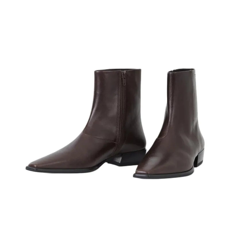 VAGABOND SHOEMAKERS Nella Ankle Boots 3.1cm Women's Brown-1
