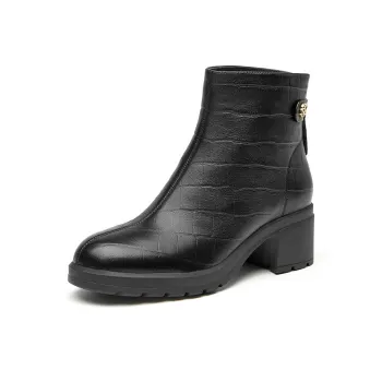 DG Ankle Boots Women's Black/Milk Tea