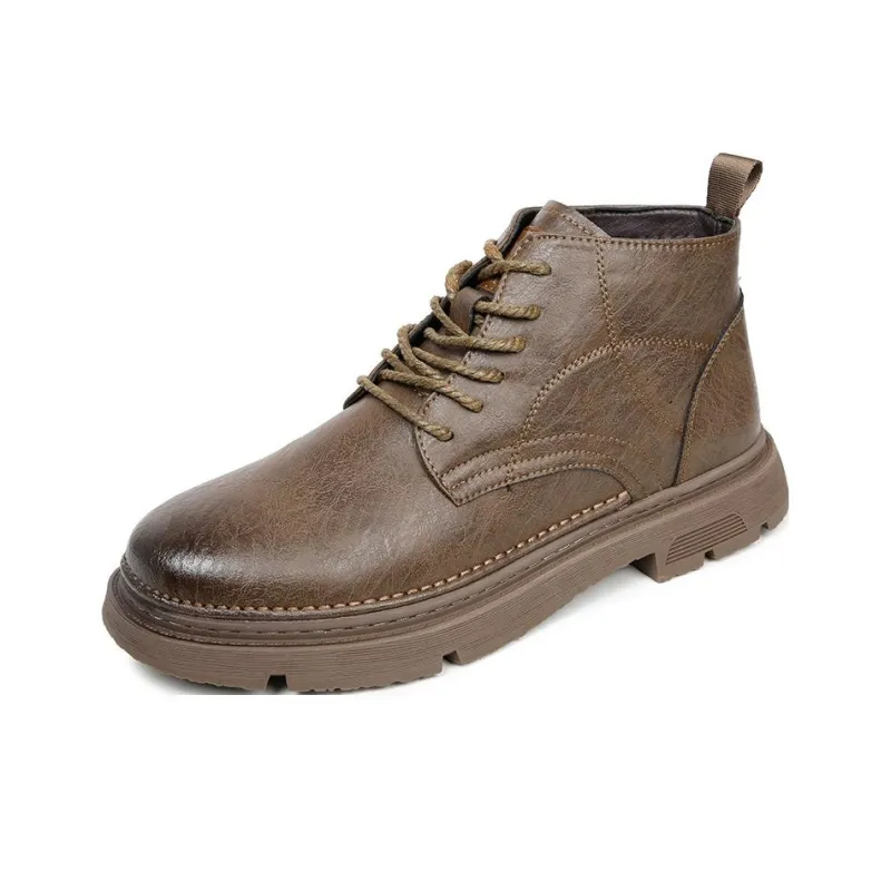 Wit Ankle Boots Men Black/Brown-10