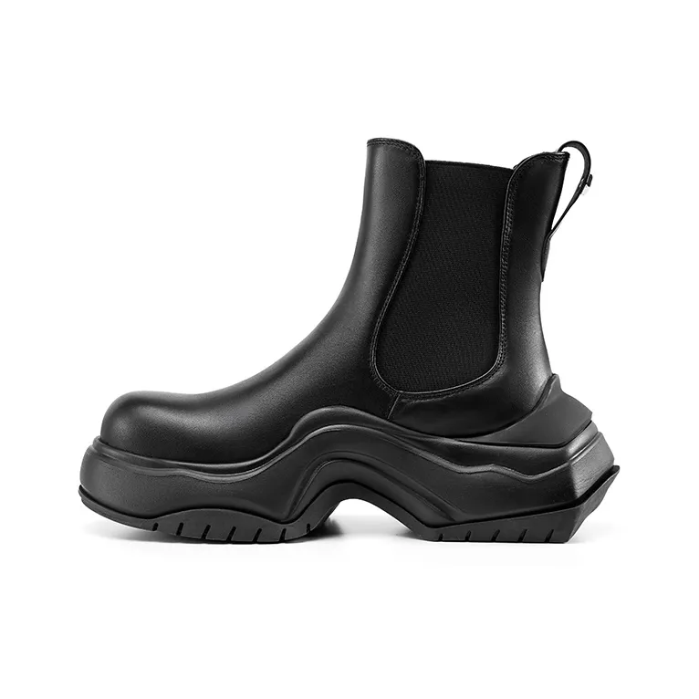 CHERYKALLY 12cm Ankle Boots 6cm Women's White Black-7