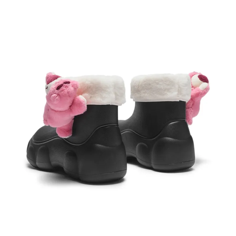Disney x Hotwind Toy Story Series Ankle Boots 3cm Women's Beige-6