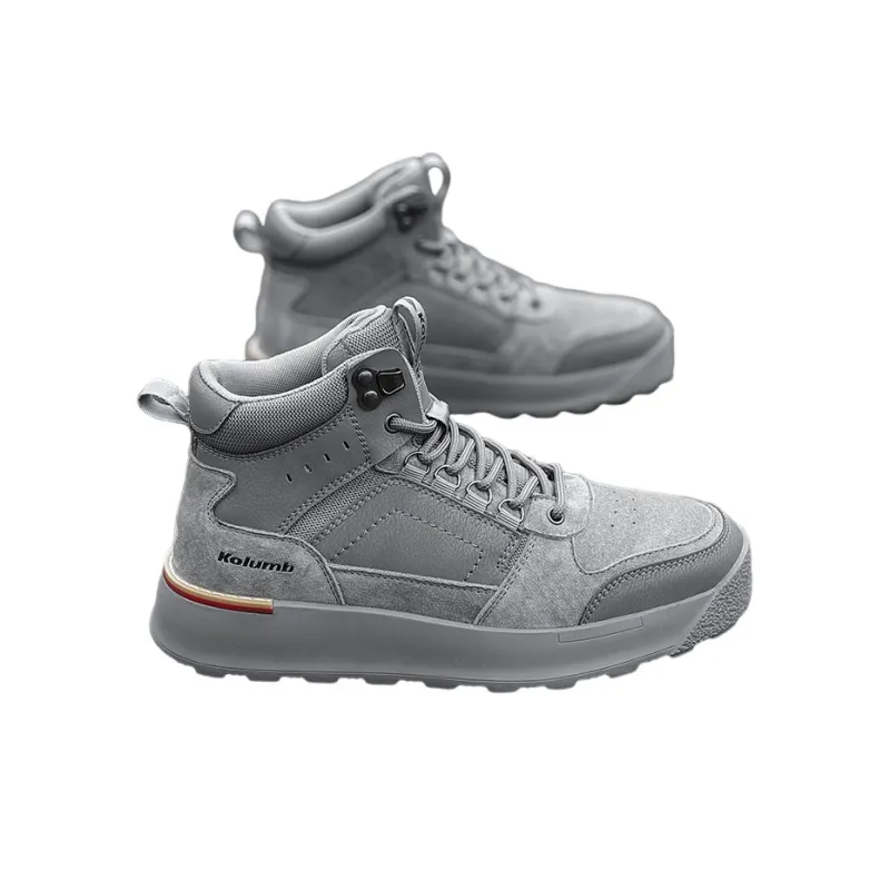 Kolumb Ankle Boots Men Gray/Light Sand/Wheat-1