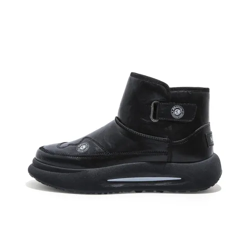 HUANQIU Ankle Boots Men Black