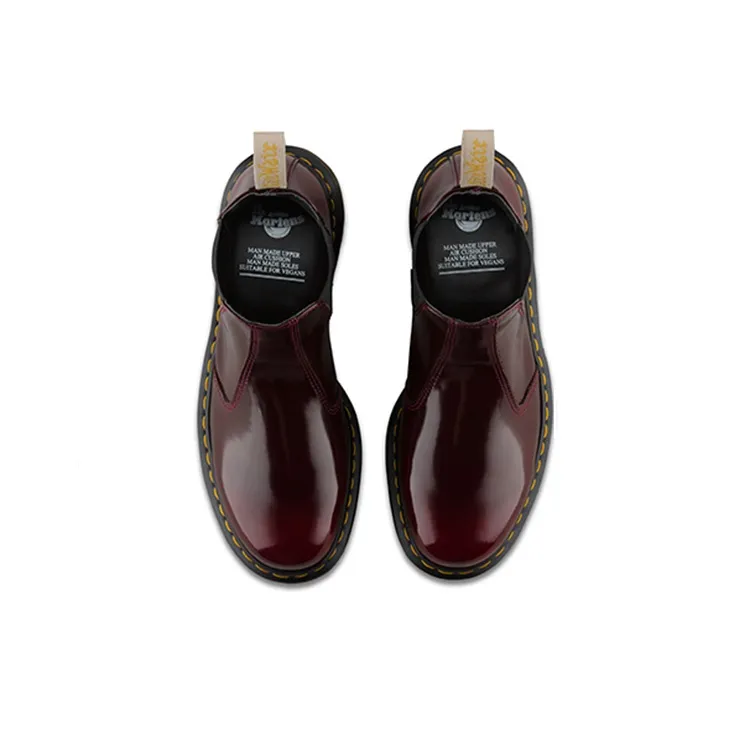 Dr.Martens 2976 Vegan Chelsea Boots 'Cherry Red'-5
