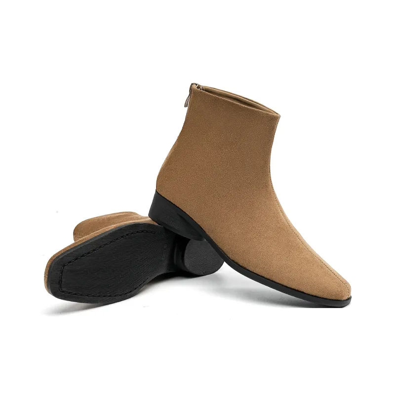 EBLAN Ankle Boots Women's Khaki-2