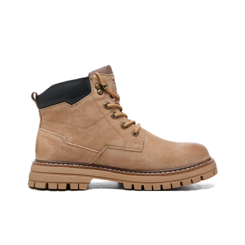 CAMEL Short Outdoor Boots Men's Fleece-Lined-7