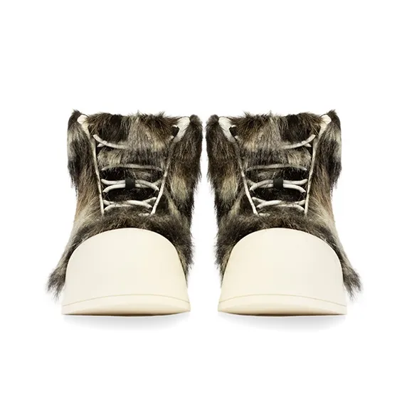 FVVO ROCKSTA LONG HAIRED HIGH TOP THICK SOLED BOOTS Ankle Boots Medium Heel Unisex-17