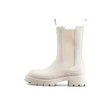 White Fleece-Lined