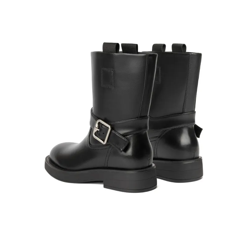 BELLE Ankle Boots 6cm Women's Black Brown-3