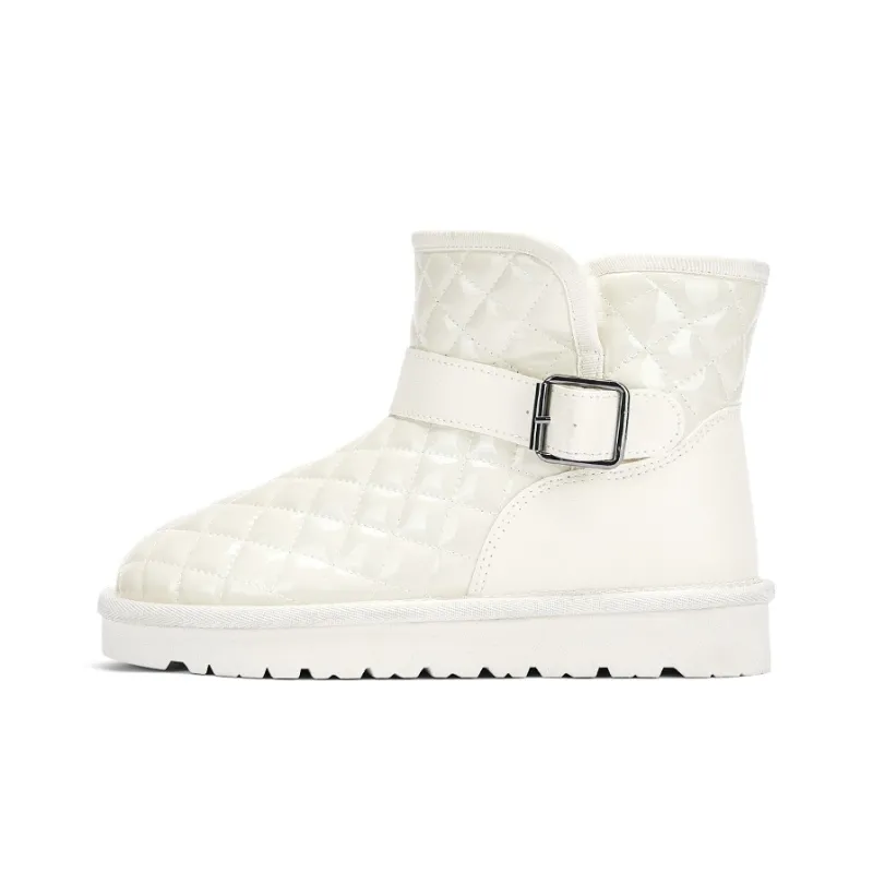 Warrior Warm Height Increasing Short Mid-Calf Snow Boots Women's-5