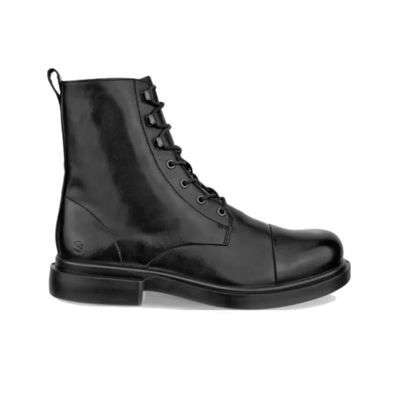 Ecco Metropole Seoul Short Martin Boot Men's Black-1