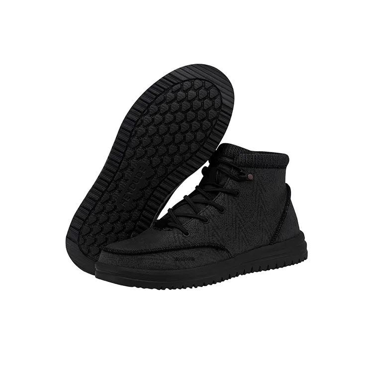 Heydude Ankle Boots Men Black Obsidian Ink-2