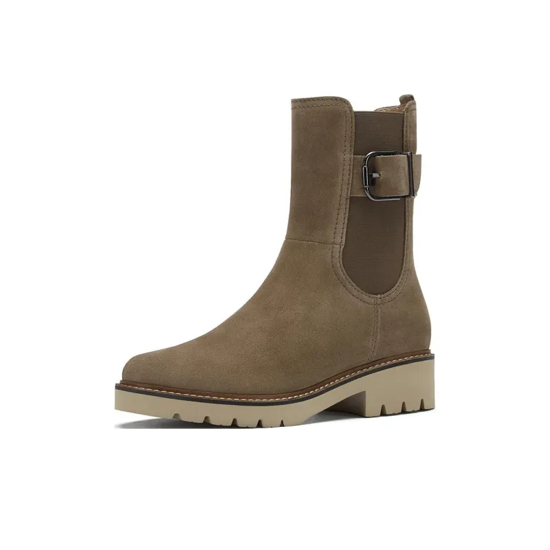 Gabor Short Chelsea Boots 2.5cm Women's Umber-1