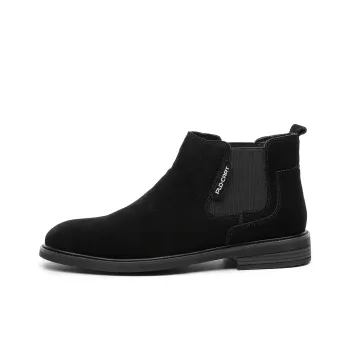 PLO CART Short Chelsea Boots Men's Black