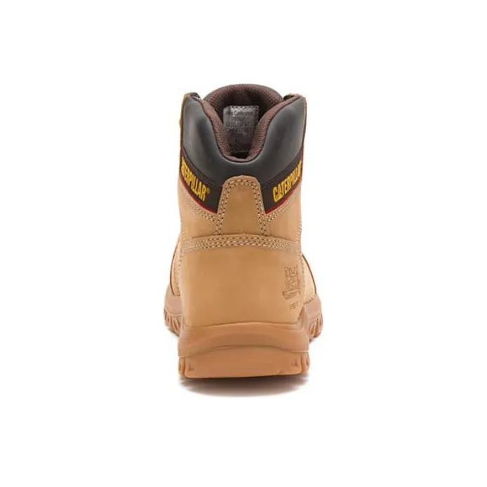CAT Wear Resistant Cushioning Warm Crew Outdoor Boots Men's Yellow Brown-2