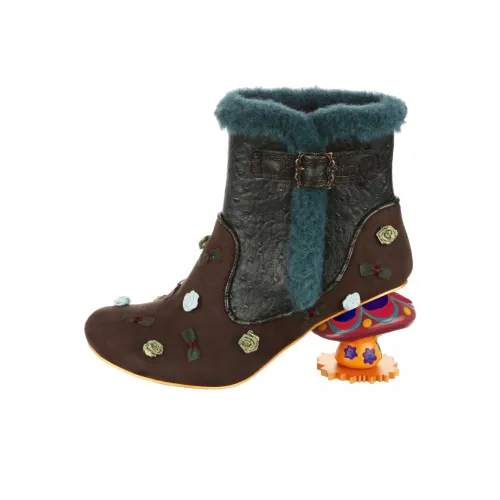IRREGULAR CHOICE 앵클 부츠 다크 브라운 여성