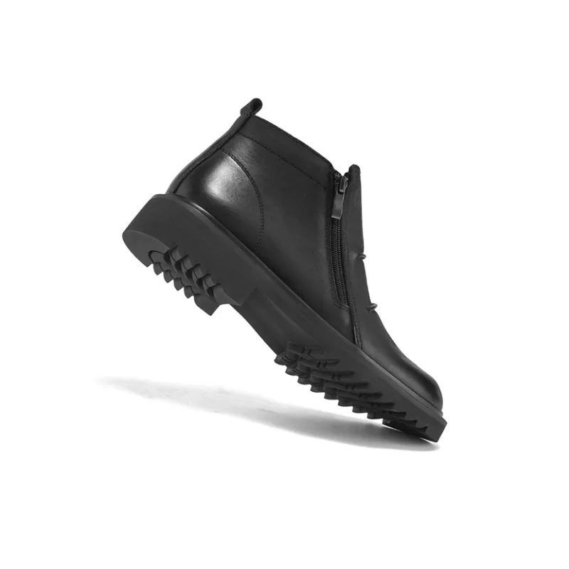 HANG TEN Ankle Boots Men Sub Chan Black/Cambridge Brown-6