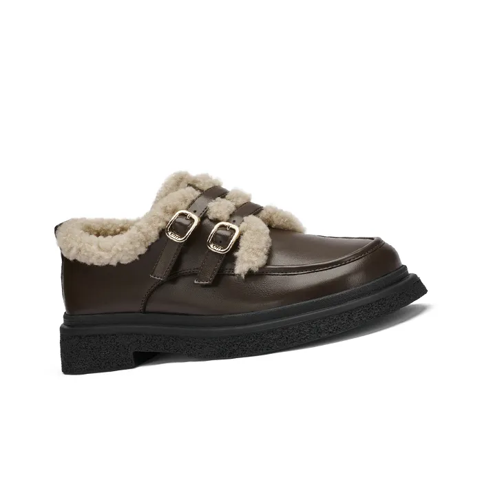 GEMEIQ Snow Boots Women's Black/Brown-4