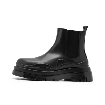 SENGUOGUO Chelsea Boots Unisex Black