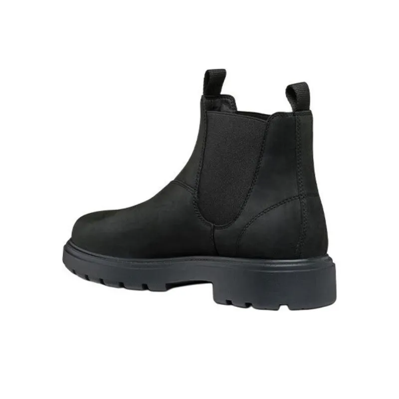 GEOX Short Chelsea Boots Men's Black-3