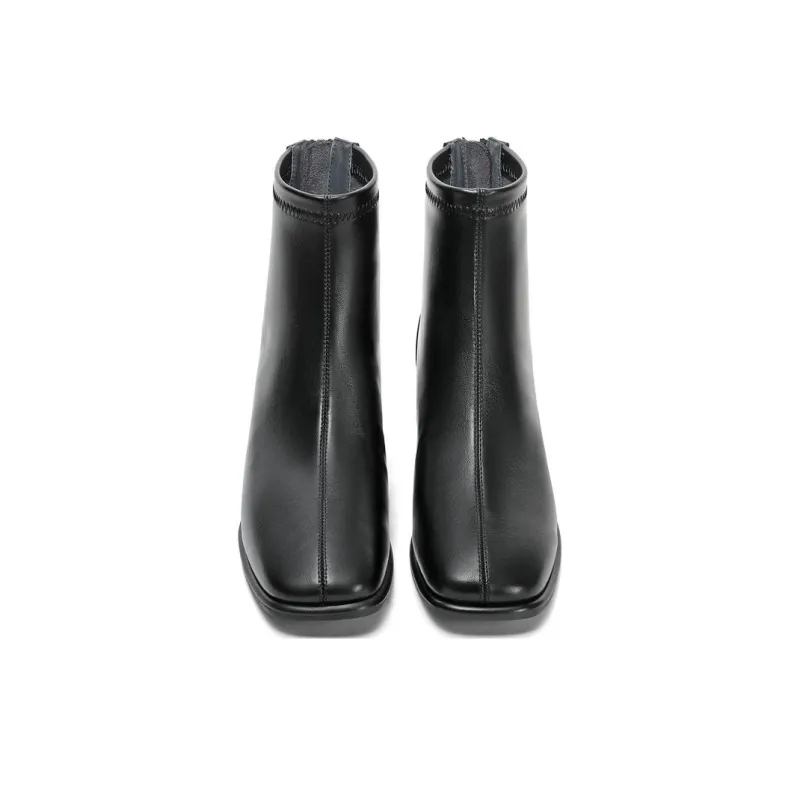 Senda Ankle Boots Women's Black/White/Brown-4