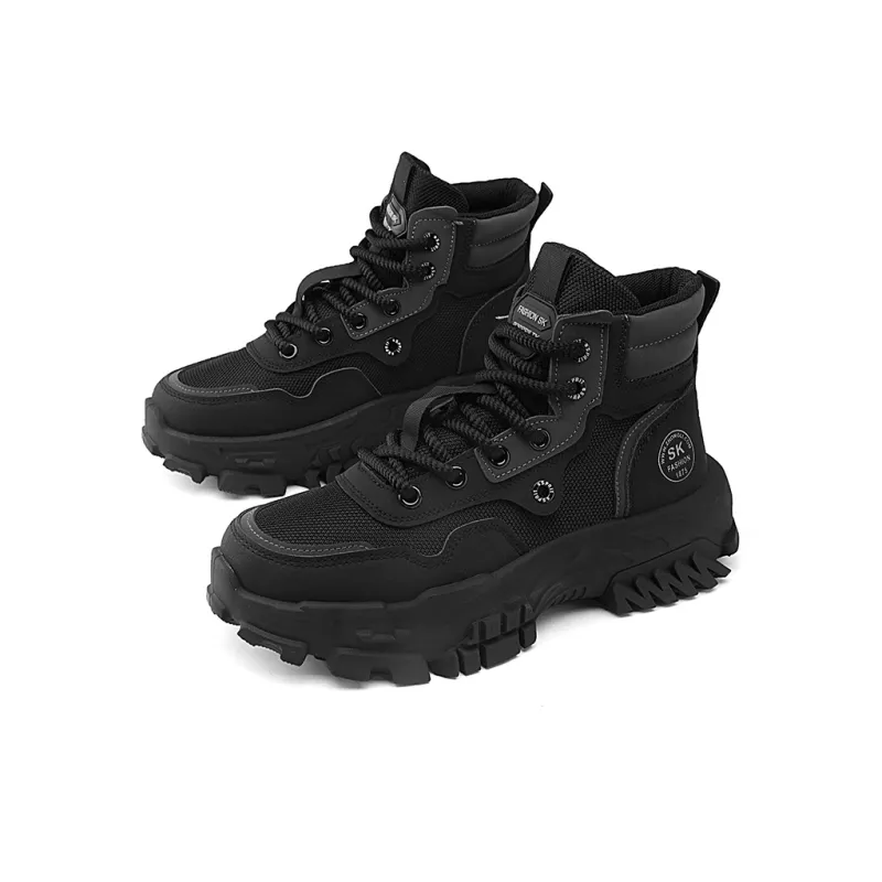 DM High-Top Vintage Platform Height Increasing Ankle Boots Martin Boots Men's-7