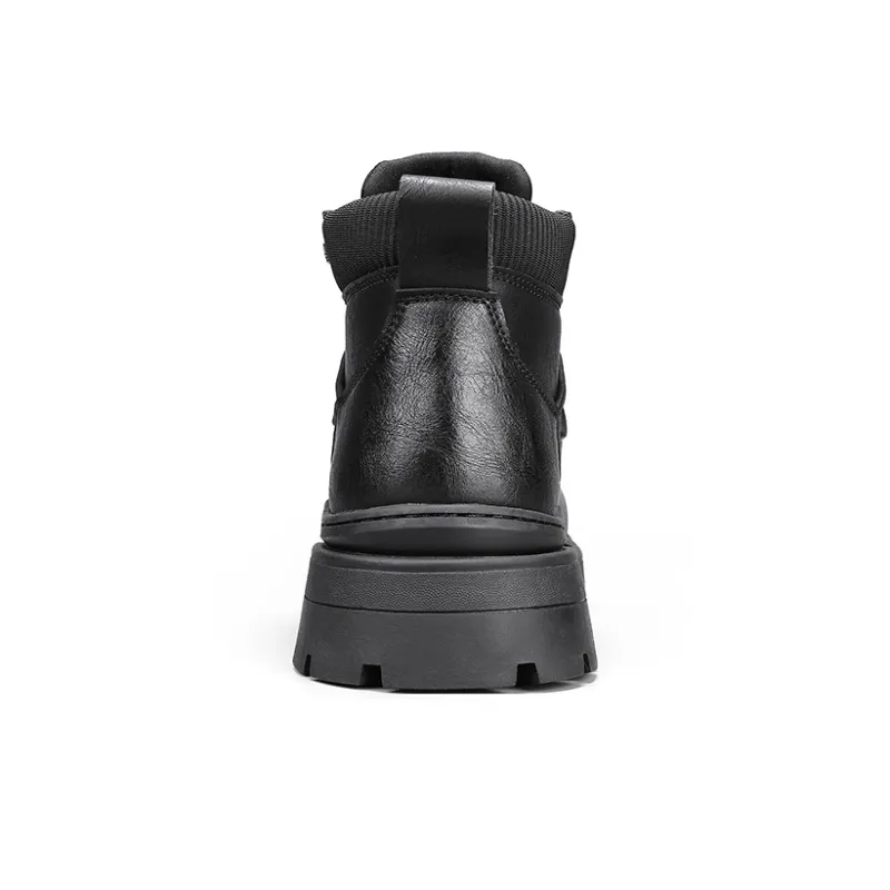 G.N.SHIJIA Short Martin Boot 5CM Men's-5