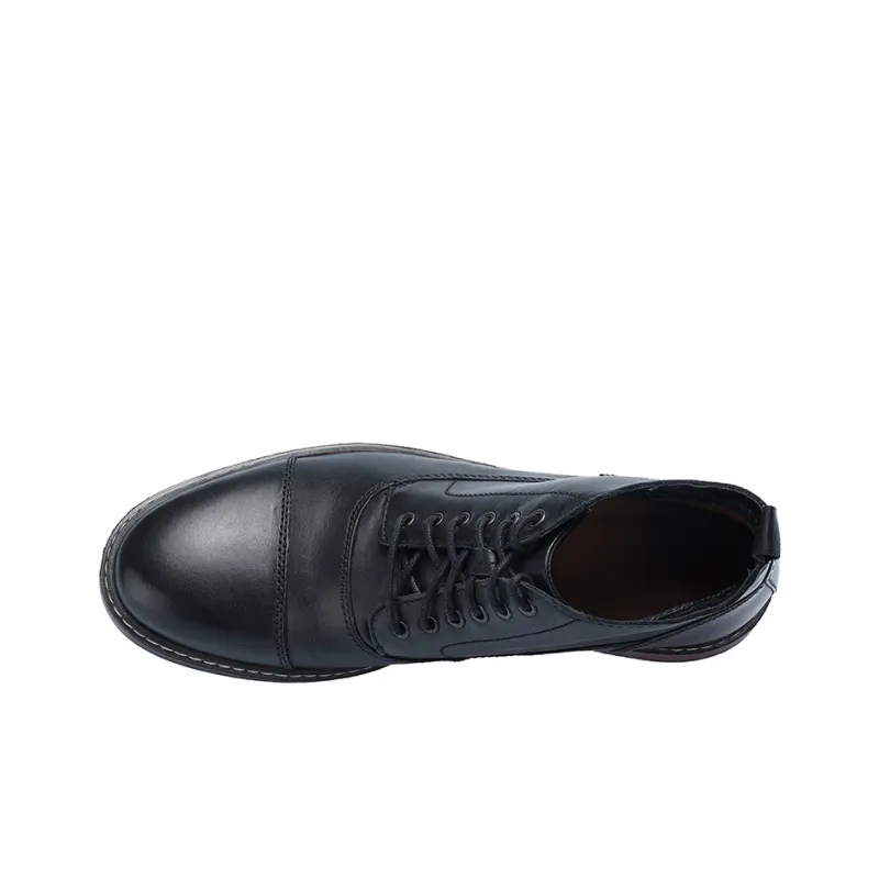 Clarks Warm Water Resistant And Wear Resistant Ankle Length Outdoor Boots Men's Black-3