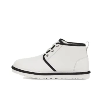 UGG Neumel Leather Boot White Black
