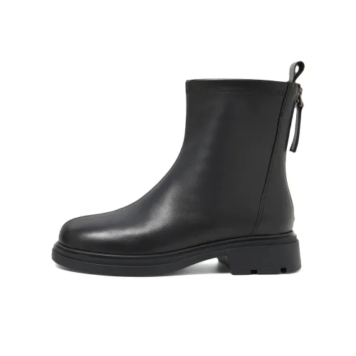 COMELY Ankle Boots Women's Black/Khaki