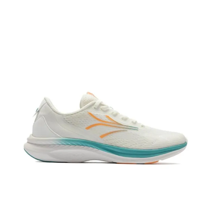 361° FlyFish 2 Anti Slip And Wear Resistant Lightweight Low Top Running Shoes Men's White Orange Blue-1