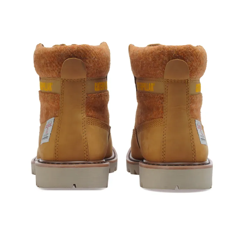 HarrisTweed x CAT Colorado Series Crew Outdoor Boots Unisex Yellow-3