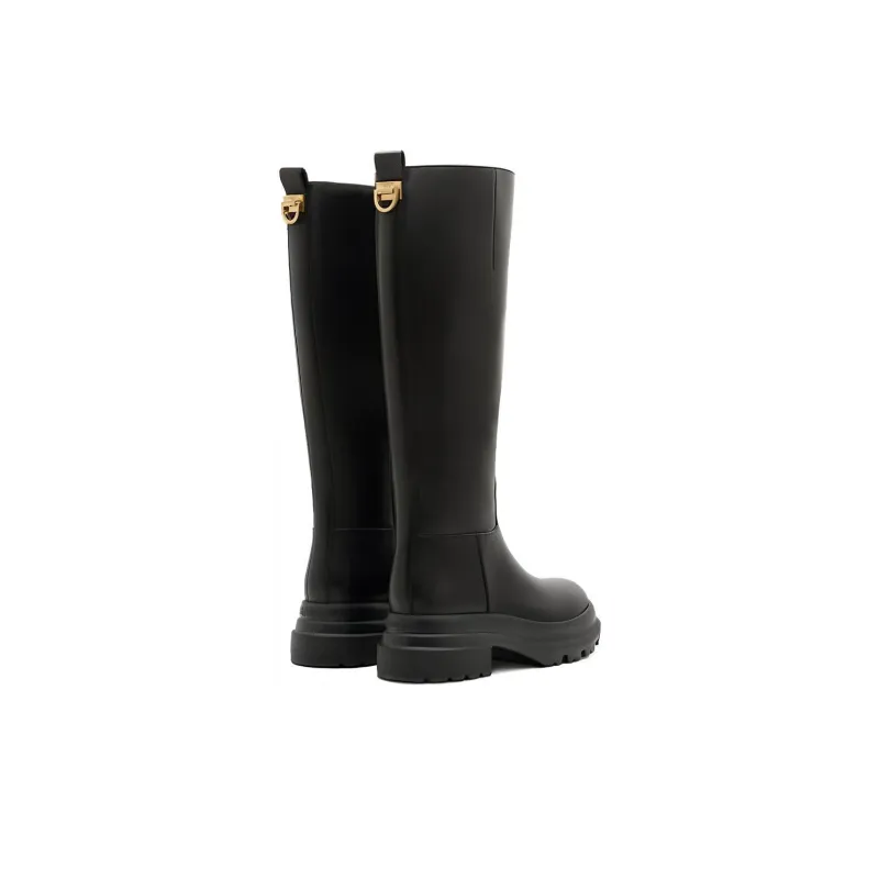 Staccato Harley Knight Knee-high Boots Women's Black-3