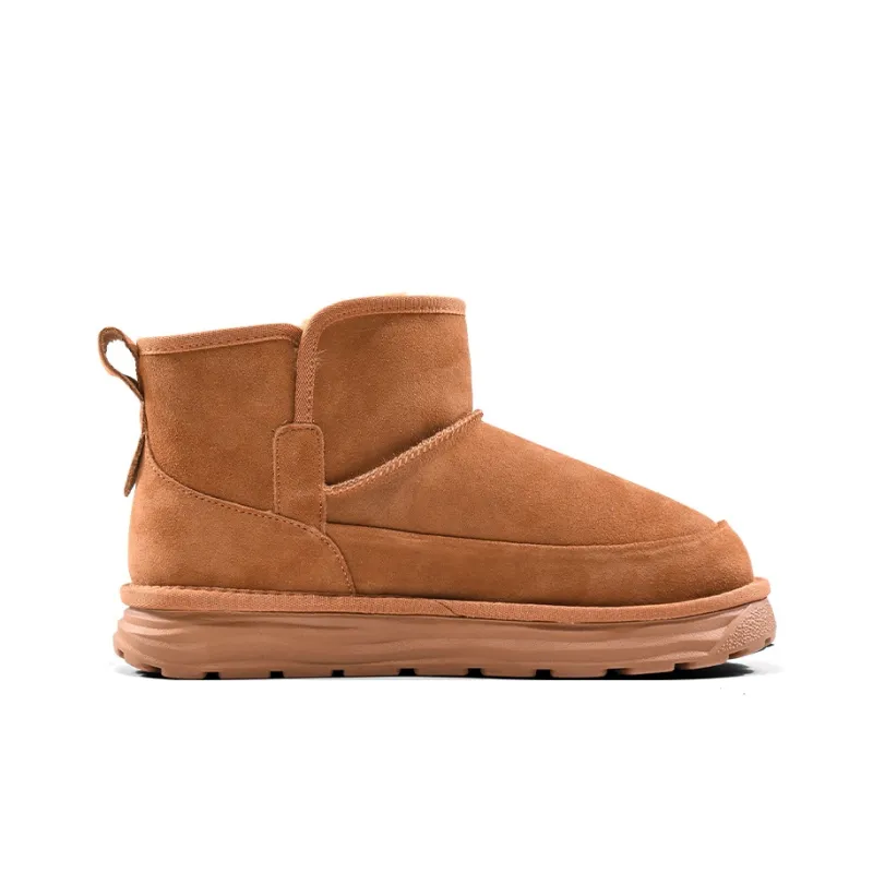H8 Warm Short Snow Boots Unisex Chestnut-1
