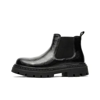 Chi Wolf Chelsea Boots Men Black
