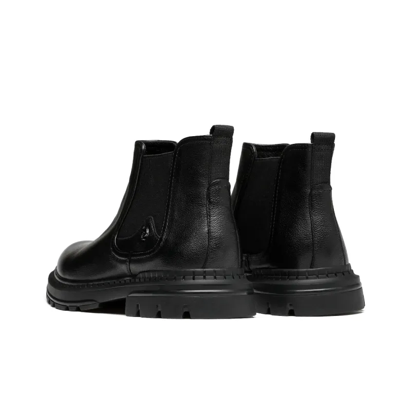 MILLIE'S Short Chelsea Boots Men's Black-4
