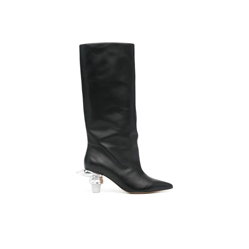 MIHARA YASUHIRO 70mm Toothpaste Heel Boots Women's-1