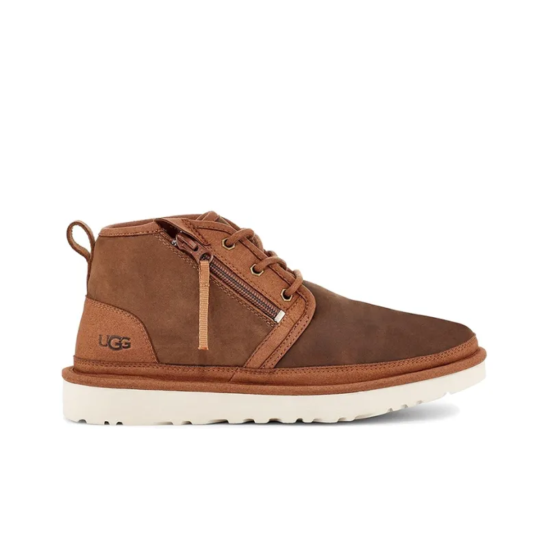 UGG Neumel Zip High Top Fleece Lined Brown-1