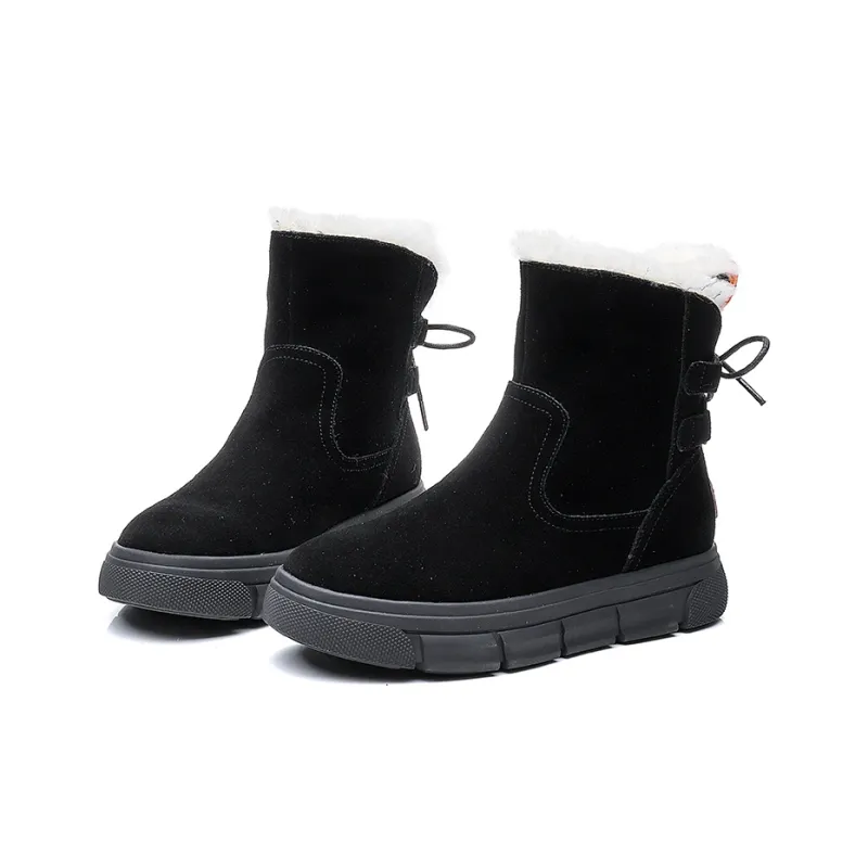 VEDULLAR Thermal Abrasion Resistant Coverage Crew Snow Boots Women's-8
