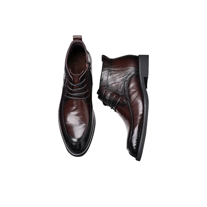 GZZ Ankle Boots Men Black-25