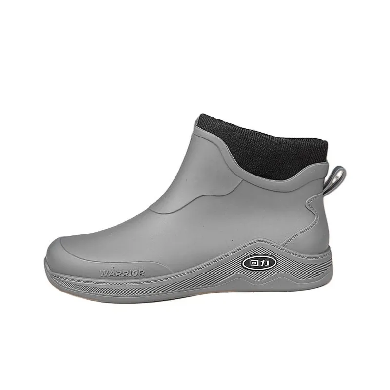 Warrior Warm Water-Resistant Slip-Resistant Rain Boots Men's-4