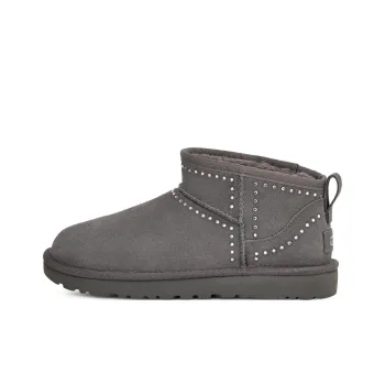 UGG Classic Ultra Mini Bling 'Dark Grey' Women's