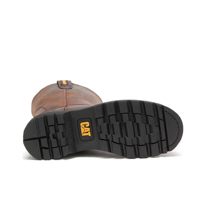 CAT Ankle Boots Men Brown-5