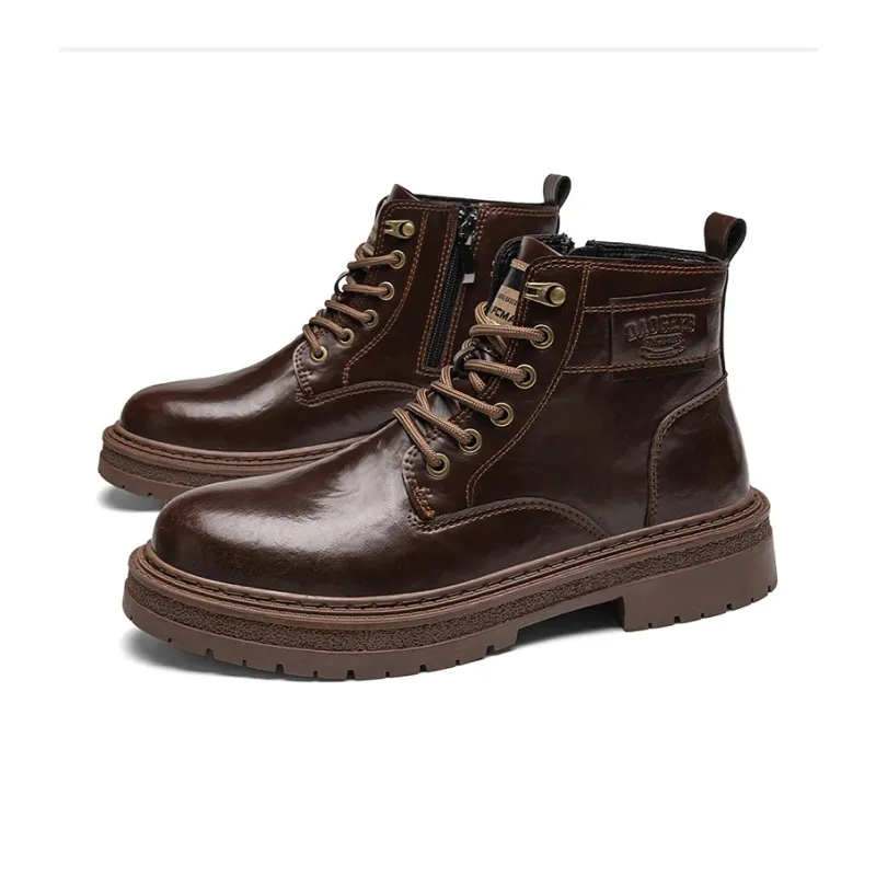 X-ZONE Knee-High Martin Boot High-Top Men's-3