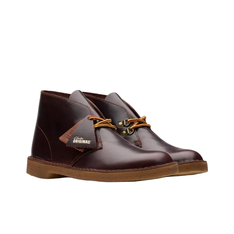 Clarks Ankle Boots Men's Red Brown-2