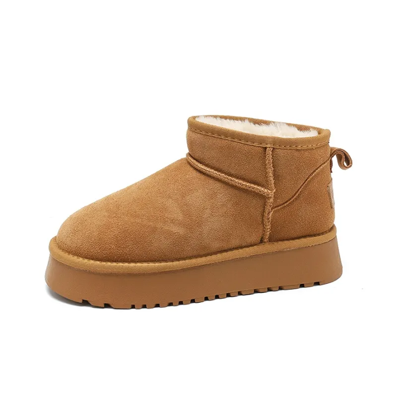 Honey GIRL Thermal Short Snow Boots Women's Black-2