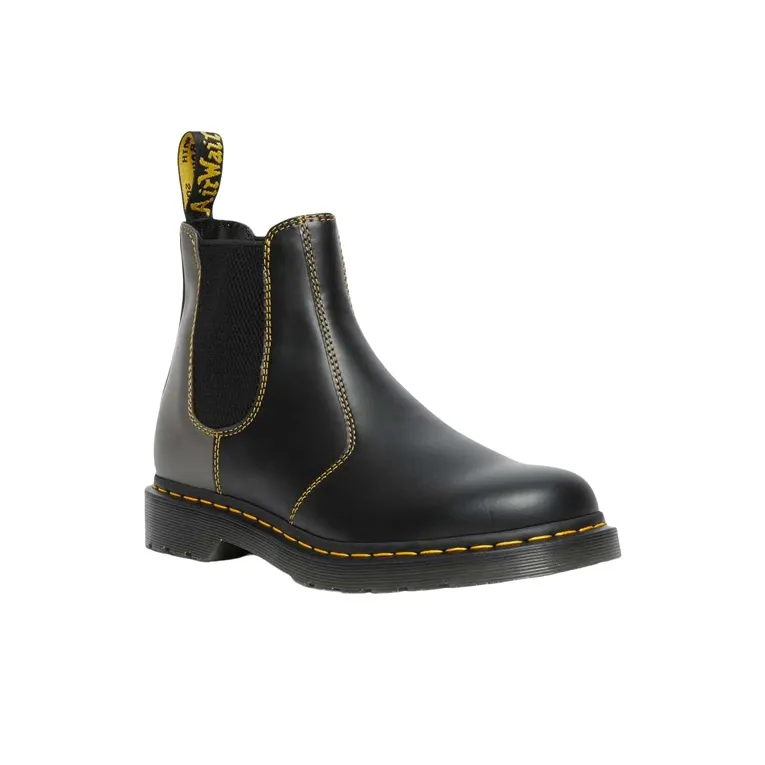 Dr.Martens 2976 Smooth Clash Leather Chelsea Boots 'Black'-1